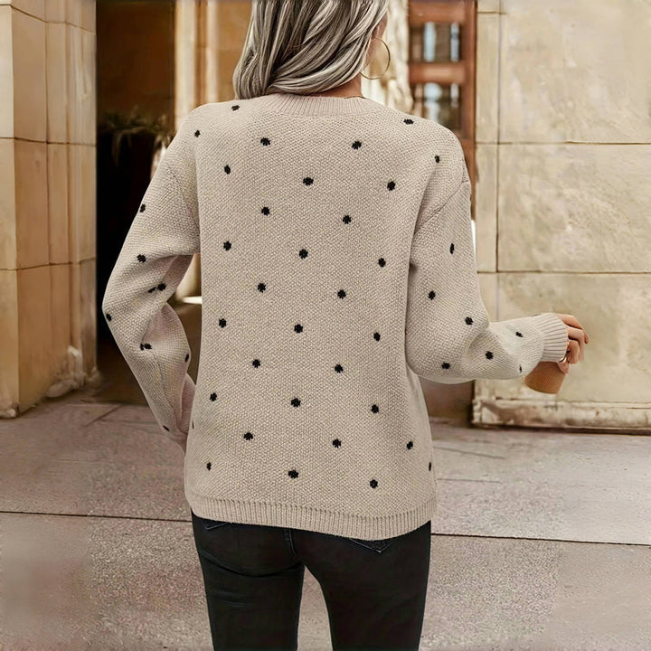 Nena - Polka Dot Knitted Sweater