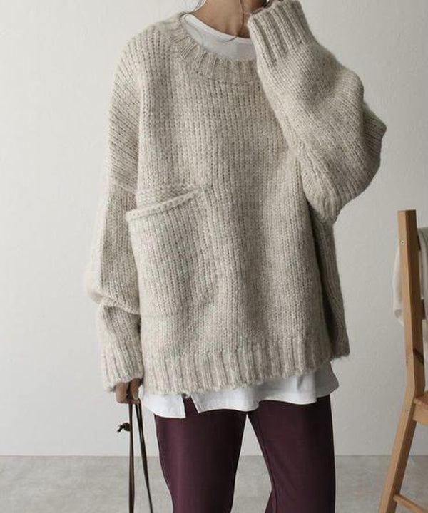 Evelina - Oversized Ivory Jumper