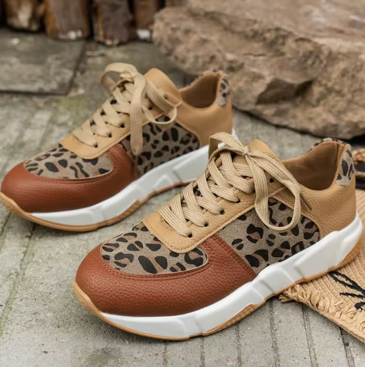 Leonne | Comfortable Leopard Sneakers