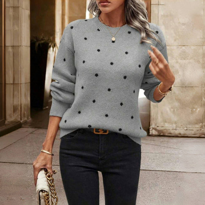 Nena - Polka Dot Knitted Sweater