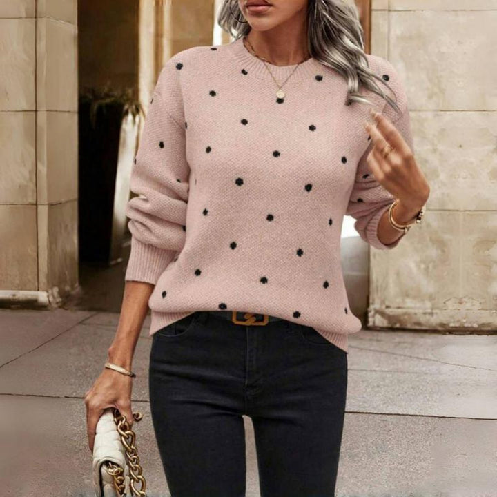 Nena - Polka Dot Knitted Sweater