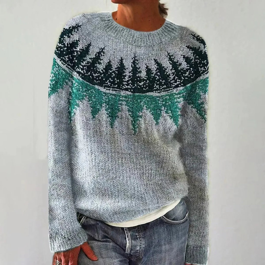 Lusy - Cozy Knitted Retro Sweater