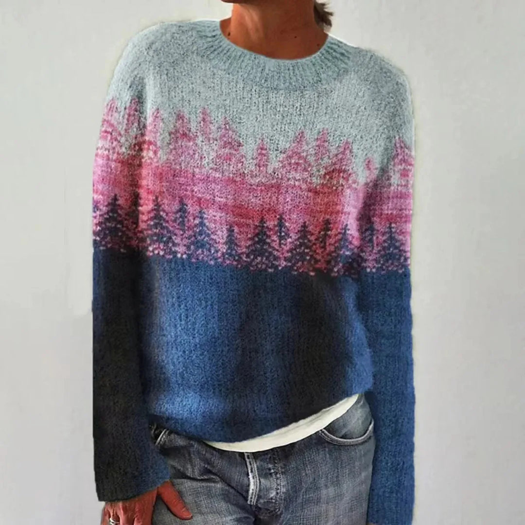 Lusy - Cozy Knitted Retro Sweater